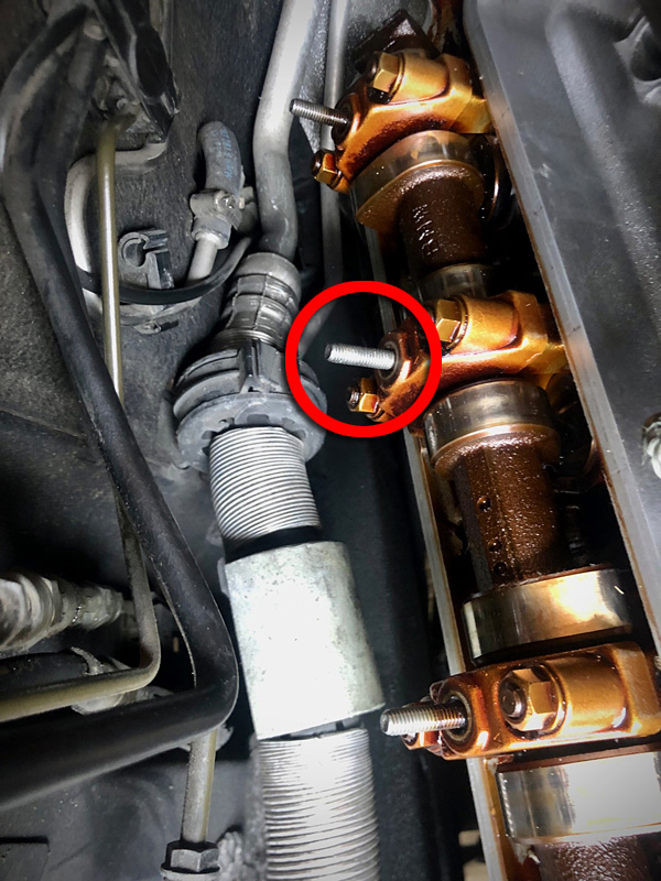 Valve covers stripped threads fix DIY